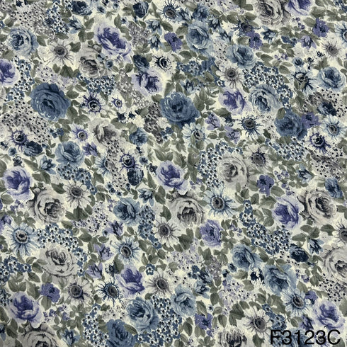 Printed Crepe Fabric-F3123